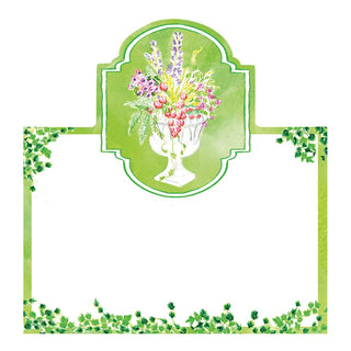 Caspari Jardin De Luxembourg Place Card 8 In Die-Cut 93904P