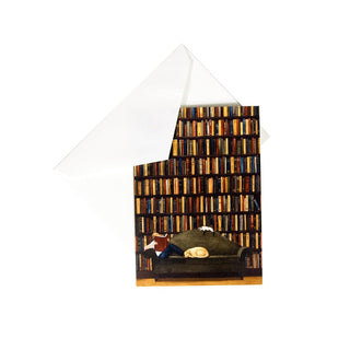 Caspari The Library Assorted Notes 8-In Box          ** 94600.46