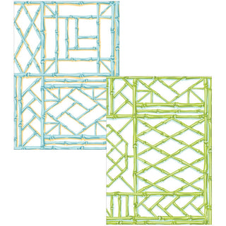 Caspari Bamboo Screen Assorted Notes 8-In Box          ** 94602.46