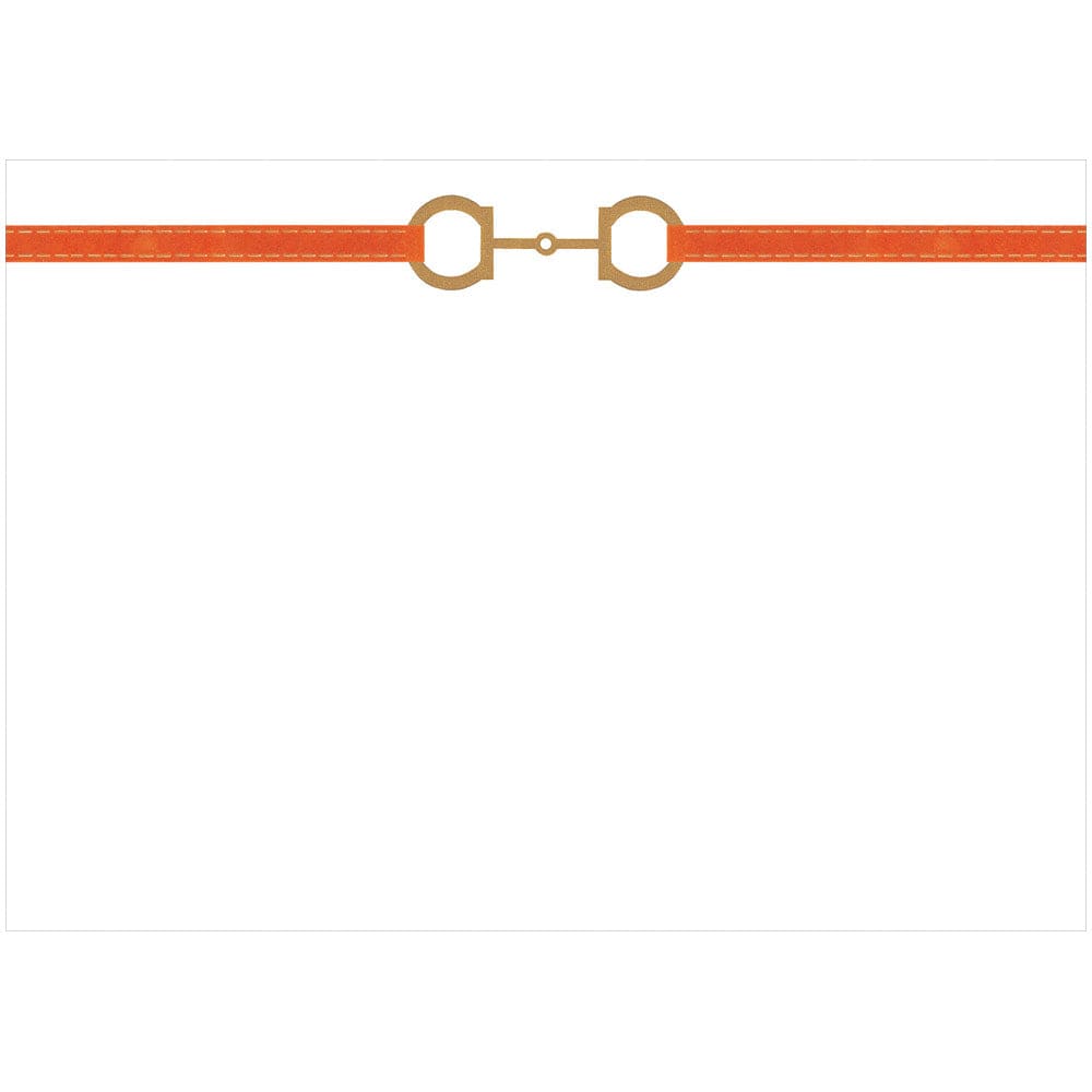 caspari Horse Bit Combo Foil Correspondence Cards - 12 Card & Envelopes