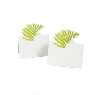 Caspari Fern Garden Place Card 8 In Die-Cut 94900P