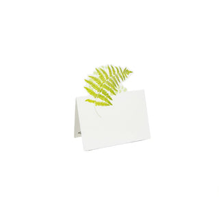Caspari Fern Garden Place Card 8 In Die-Cut 94900P