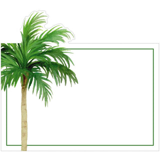 Caspari Painted Palm Tree Place Cards - 8 Per Package 94903P