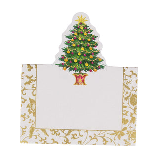 Caspari Gilded Tree Place Cards Die Cut Package 8 In 94904P