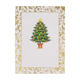 Caspari Gilded Tree Place Cards Die Cut Package 8 In 94904P
