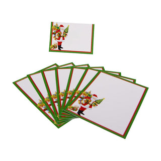 Caspari Mr. Claus Foil Place Card 8 In-Foil 94907P