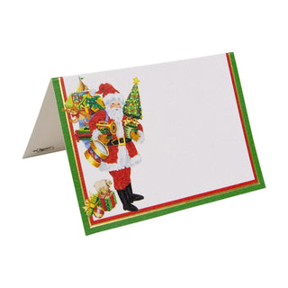 Caspari Mr. Claus Foil Place Card 8 In-Foil 94907P