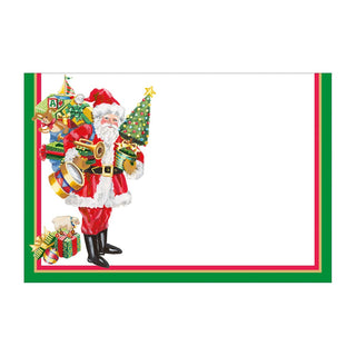 Caspari Mr. Claus Foil Place Card 8 In-Foil 94907P