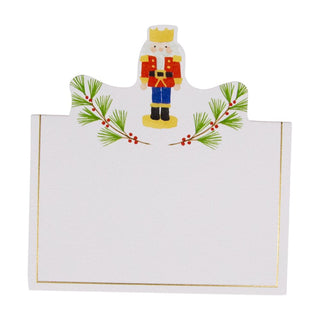 Caspari Little Nutcracker Foil Place Card 8 In Die-Cut Foil 94912P