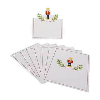 Caspari Little Nutcracker Foil Place Card 8 In Die-Cut Foil 94912P