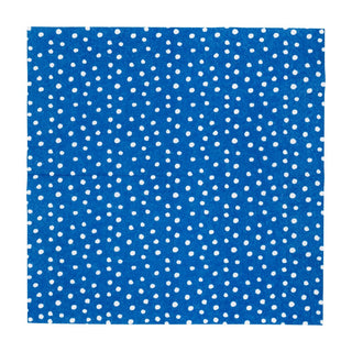 Caspari Small Dots Royal Blue Napkin Cocktail 9506C