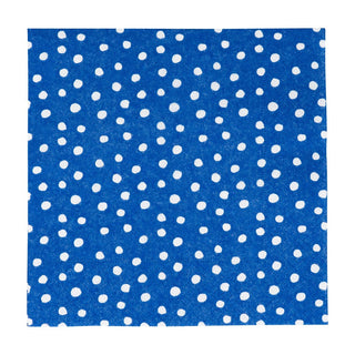 Caspari Small Dots Royal Blue Luncheon Napkins - 20 Per Package 9506L