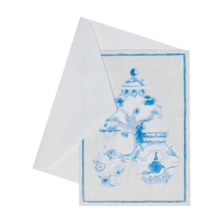 Caspari Glazed Porcelain Assorted Boxed Note Cards - includes 8 notes & envelopes 95648.46