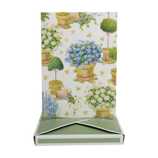 Caspari Potted Hydrangeas Assorted Boxed Note Cards - includes 8 notes & envelopes 95649.46