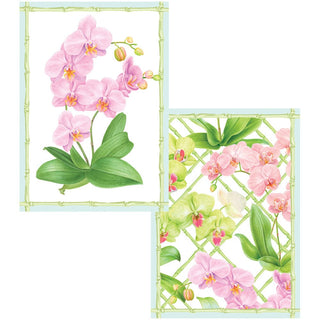 Caspari Orchid Conservatory Assorted Boxed Note Cards - includes 8 notes & envelopes 95650.46