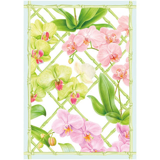 Caspari Orchid Conservatory Assorted Boxed Note Cards - includes 8 notes & envelopes 95650.46