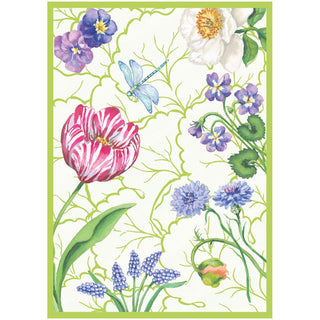 Caspari Floral Majolica Assorted Boxed Note Cards - includes 8 notes & envelopes 95651.46