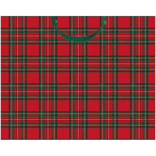 Caspari Royal Plaid Gift Bags - includes 1 Gift Bags 9575B10