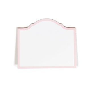 Caspari Arch Petal Pink Place Card 8 In Die-Cut 95900P