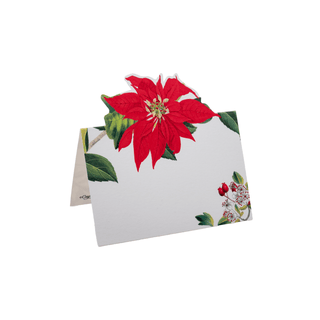 Caspari Christmas Chinoiserie White Place Cards - includes 8 Cards 95915P