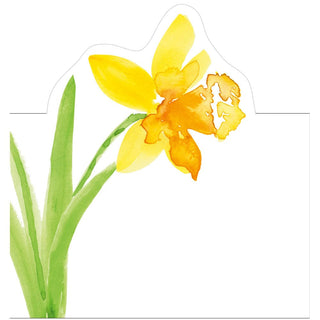 Caspari Spring Herald Die Cut Place Card - 8 per package 95921P