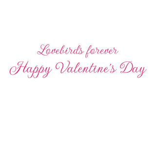 Caspari Scenic Songbirds Foil Valentine Foil Greeting Card - 1 card with envelope 96404-14