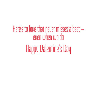 Caspari Dancing Couple Foil Valentine Foil Greeting Card - 1 card with envelope 96406-14