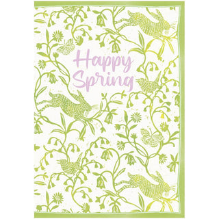 Caspari Hedgerow Easter Greeting Card - 1 card with envelope 96410-15