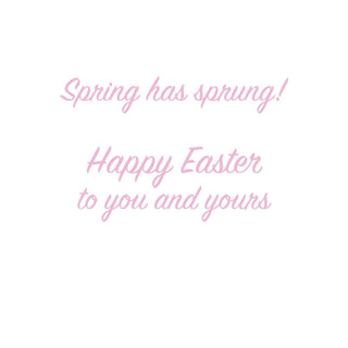 Caspari Hedgerow Easter Greeting Card - 1 card with envelope 96410-15