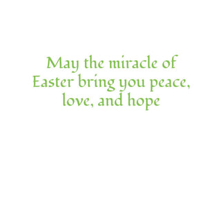 Caspari Cross With Daisies Easter Greeting Card - 1 card with envelope 96411-15