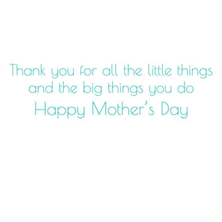 Caspari Mom Cat And Kitten Mother's Day Greeting Card - 1 card with envelope 96420-16