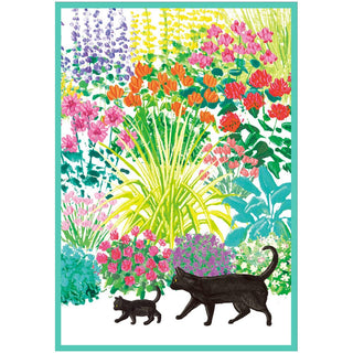 Caspari Mom Cat And Kitten Mother's Day Greeting Card - 1 card with envelope 96420-16
