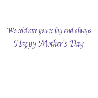 Caspari Profusion Of Flowers Mother's Day Greeting Card - 1 card with envelope 96423-16
