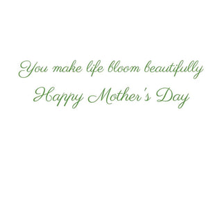 Caspari Greenhouse In Spring Mother's Day Greeting Card - 1 card with envelope 96425-16