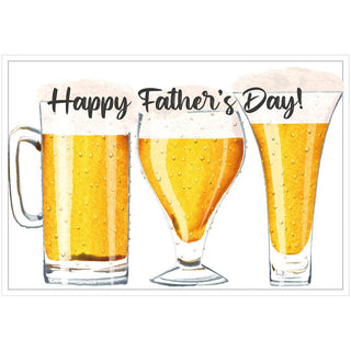 Caspari Have A Cold One Father's Day Greeting Card - 1 card with envelope 96430-17