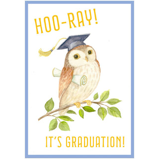 Caspari Hoo-Ray! Graduation Greeting Card - 1 card with envelope 96437-18