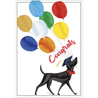 Caspari Lab Graduate Graduation Greeting Card - 1 card with envelope 96440-18