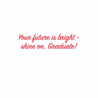Caspari Lab Graduate Graduation Greeting Card - 1 card with envelope 96440-18