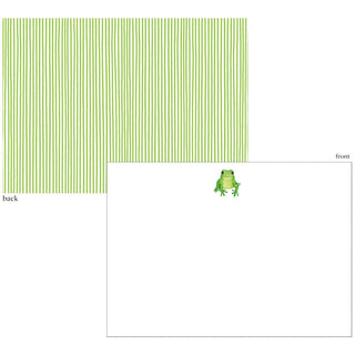 Caspari Froggy Correspondence Cards - includes 12 cards & envelopes 96602CCU12
