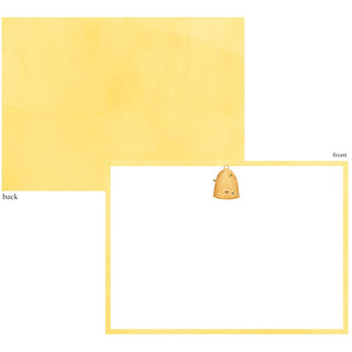 Caspari Beehive Correspondence Cards - includes 12 cards & envelopes 96603CCU12