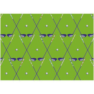 Caspari Golf Club Correspondence Cards - includes 12 cards & envelopes 96604CCU12