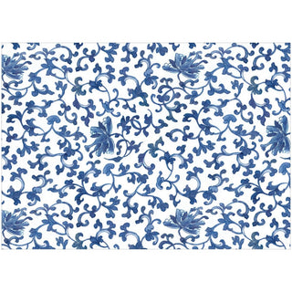 Caspari Indigo Garden Correspondence Cards - includes 12 cards & envelopes 96606CCU12