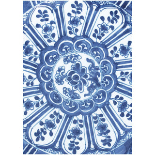 Caspari Indigo Garden Assorted Boxed Note Cards - includes 8 notes & envelopes 96611.46