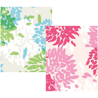 Caspari Chrysanthemum Assorted Small Boxed Note Cards - 10 notes & envelopes 96616.46A