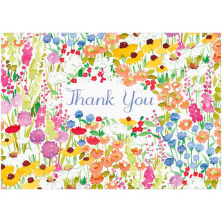 Caspari Primavera Boxed Thank You Notes - includes 8 cards & envelopes 96618.44B