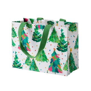 Caspari Brushstroke Trees Gift Bag Sm 7 X 3 X 5 1/4 9705B1
