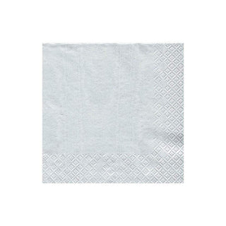 Caspari Moire - Platinum 2 Napkin Beverage 9714C
