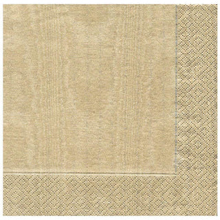 Caspari Moire - Gold 2 Napkin Dinner 972D