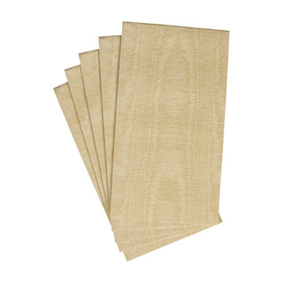 Caspari Moire Gold-Paper Linen Guest Towels Airlaid - 12 In 972GG