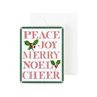 Caspari Yuletide Cheer Enclosures 4 Pk-Gallery 9741ENC